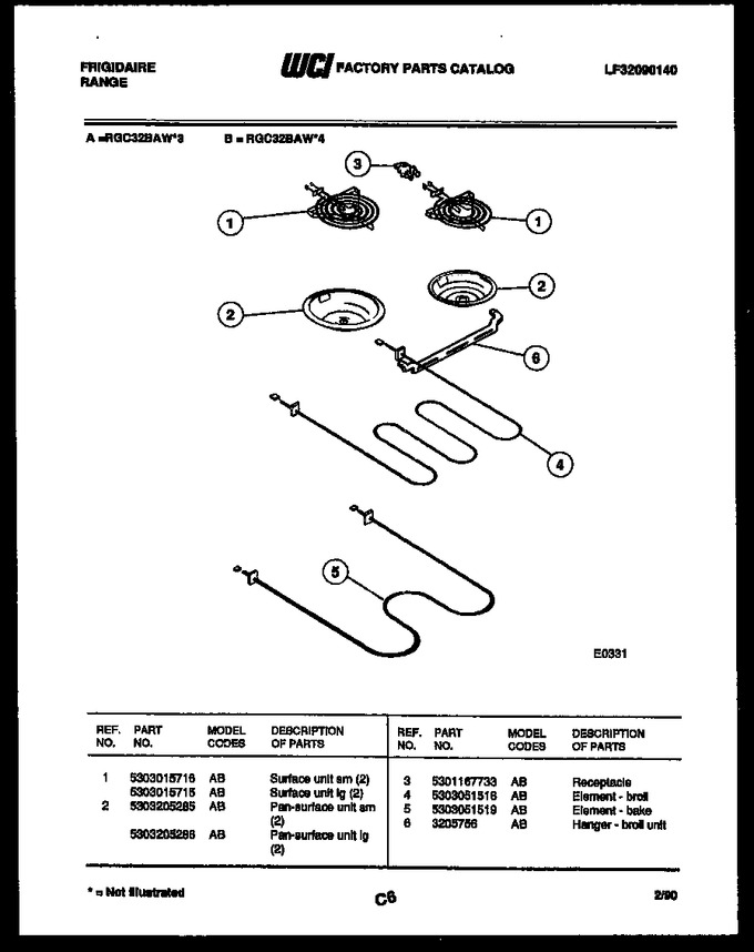 Diagram for RGC32BAW3
