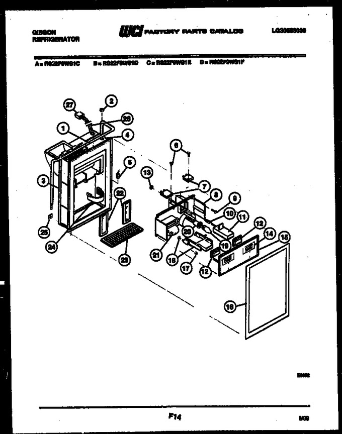 Diagram for RS22F9WS1C