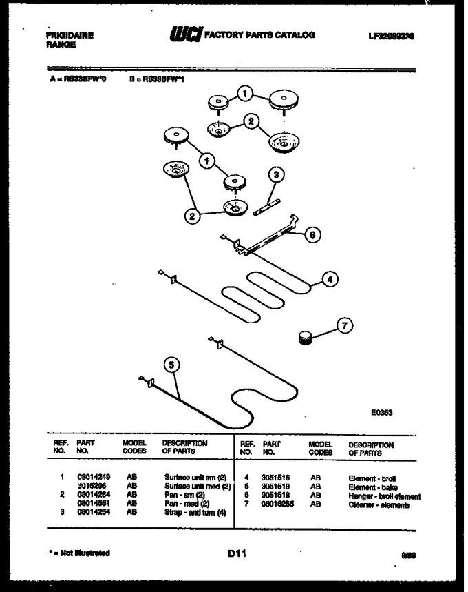 Diagram for RS33BFW0