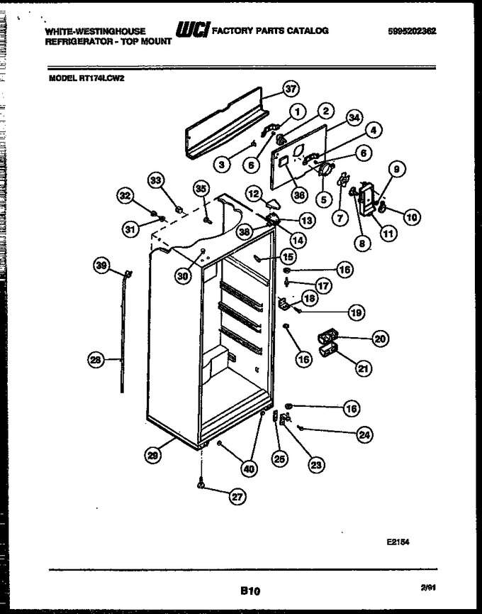 Diagram for RT174LCW2