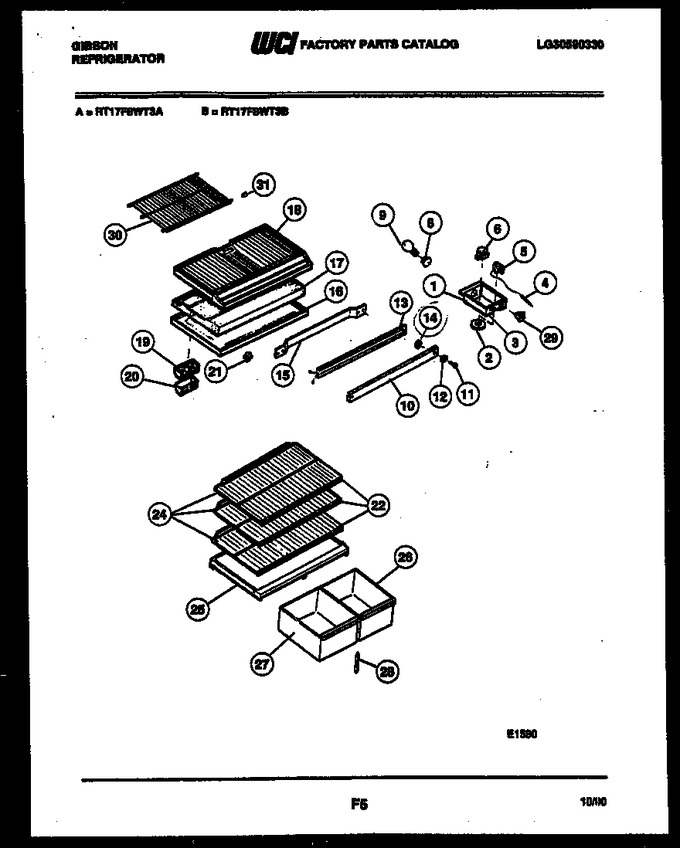 Diagram for RT17F8WT3A