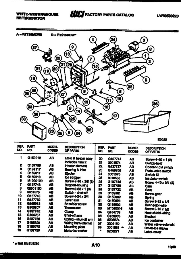 Diagram for RT215MCW1