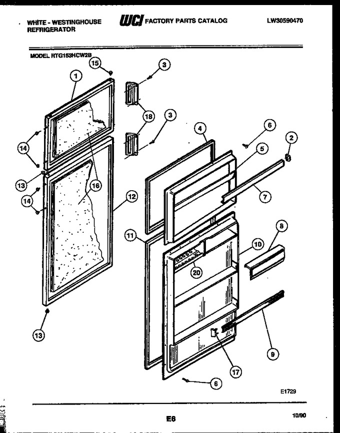 Diagram for RTG153HCW2B