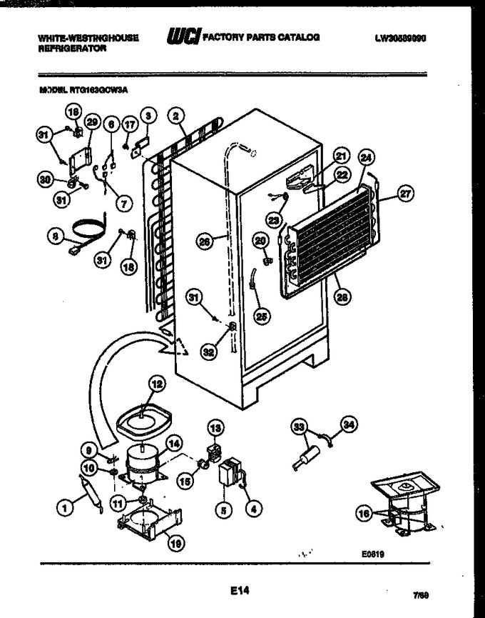 Diagram for RTG163GCV3A