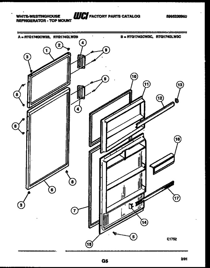 Diagram for RTG174GLW3C