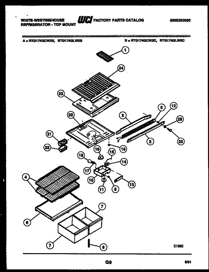 Diagram for RTG174GLW3C
