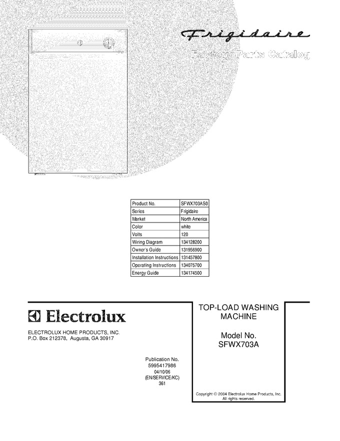 Diagram for SFWX703AS0