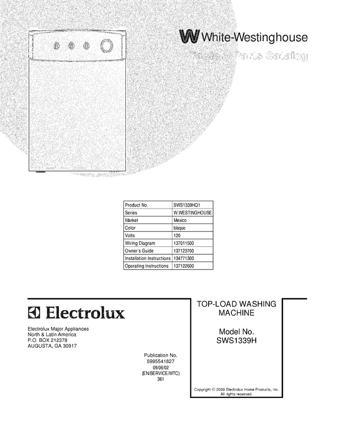 Diagram for SWS1339HQ1