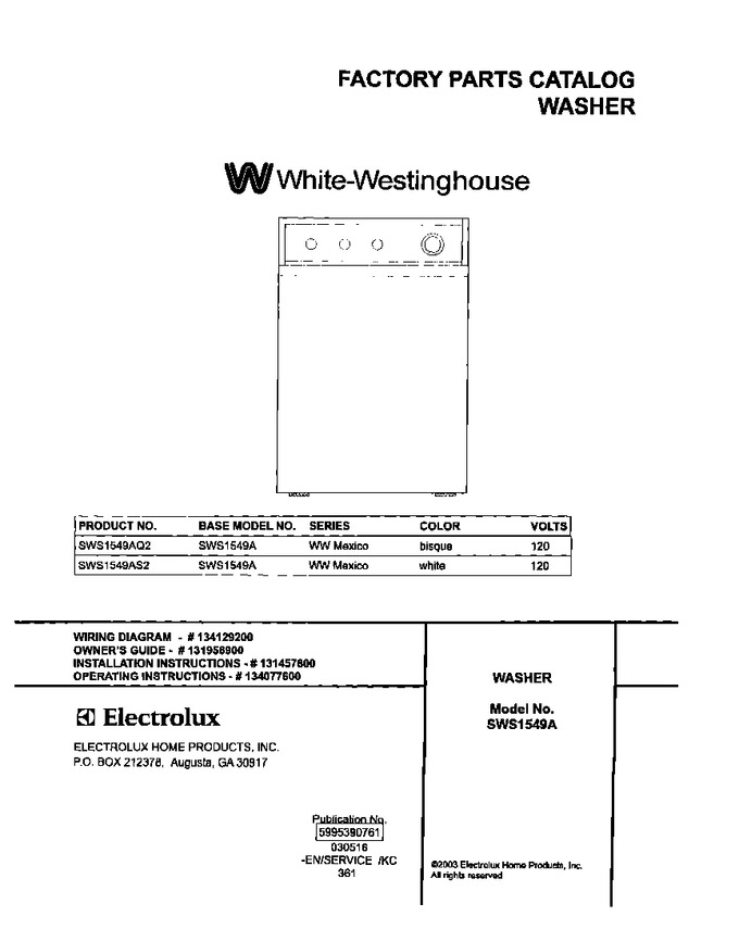 Diagram for SWS1549AQ2