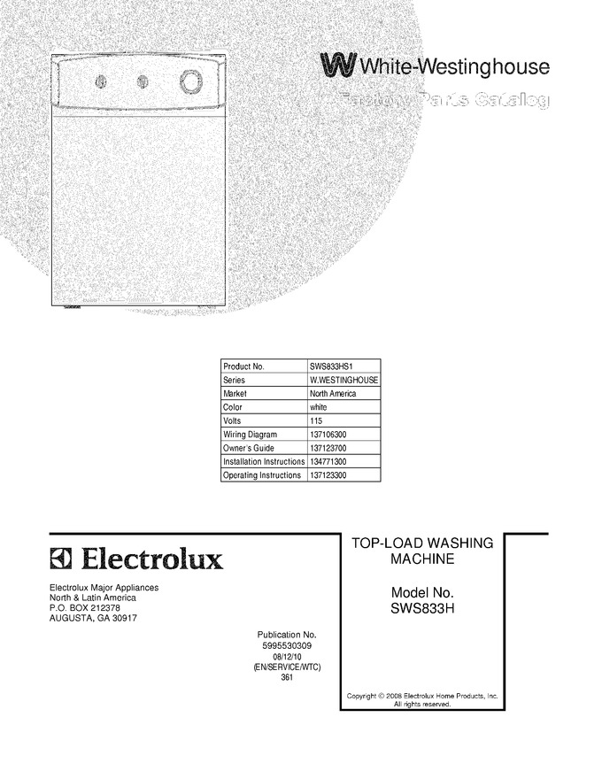 Diagram for SWS833HS1
