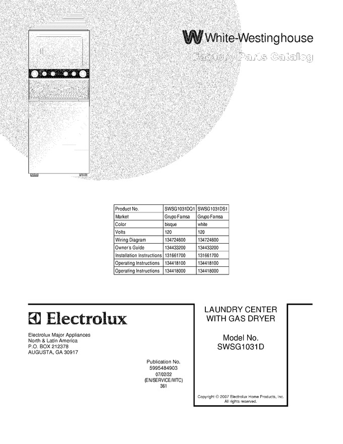 Diagram for SWSG1031DS1