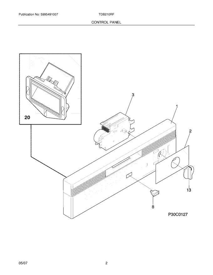 Diagram for TDB210RFB3