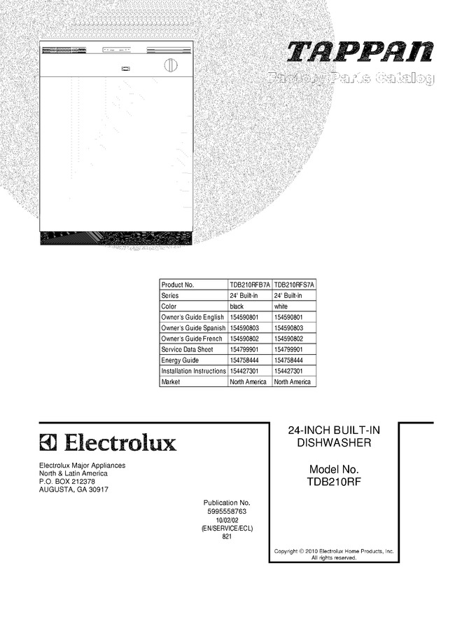 Diagram for TDB210RFS7A