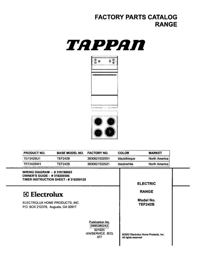 Diagram for TEF242BU1