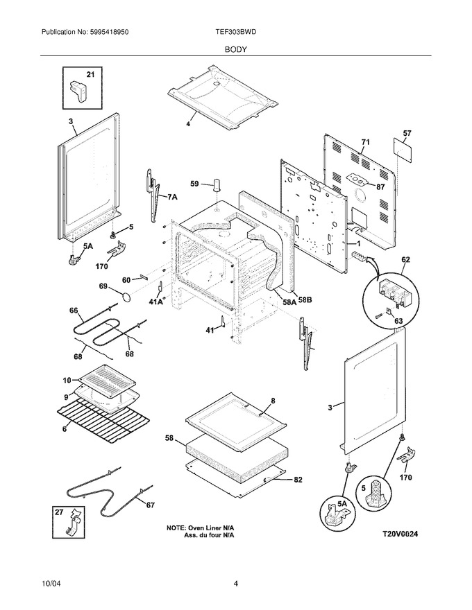 Diagram for TEF303BWD