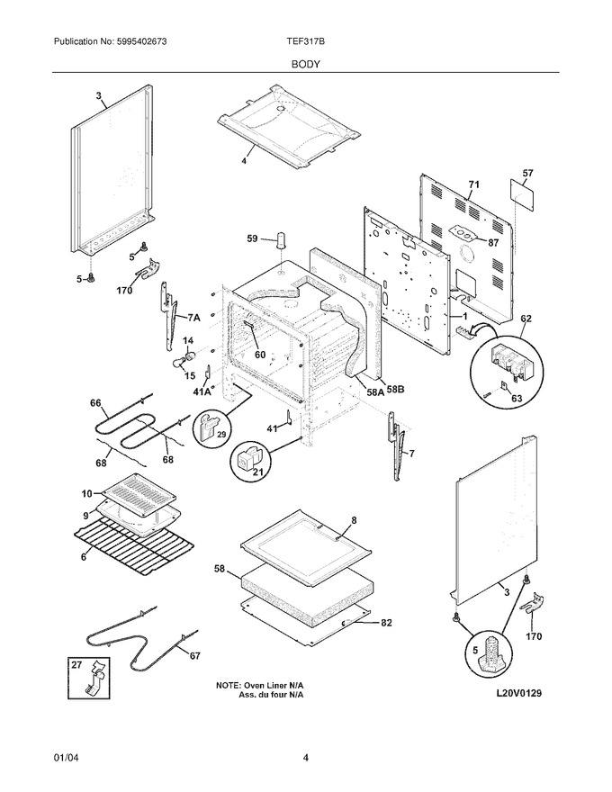 Diagram for TEF317BWC