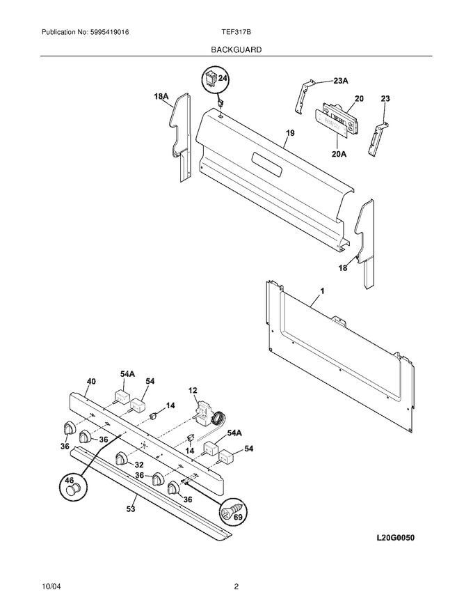 Diagram for TEF317BWD