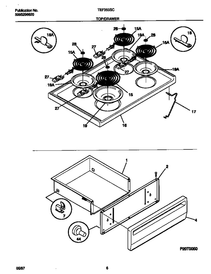 Diagram for TEF350SCDE