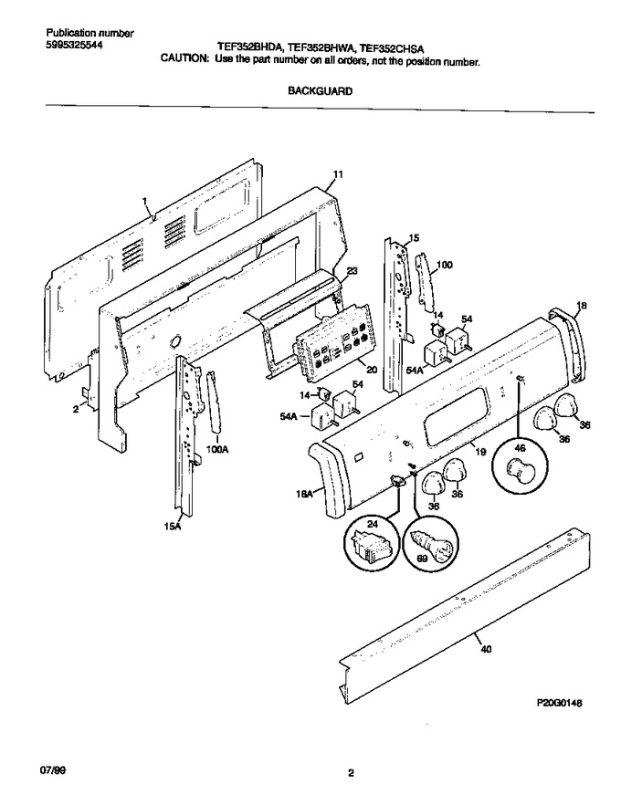 Diagram for TEF352BHWA
