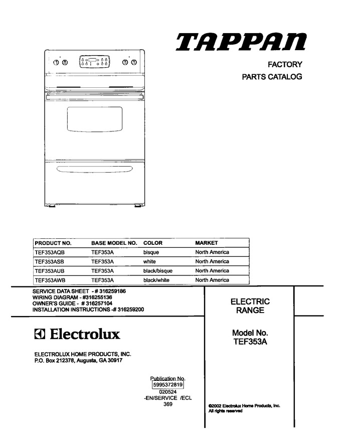 Diagram for TEF353AWB