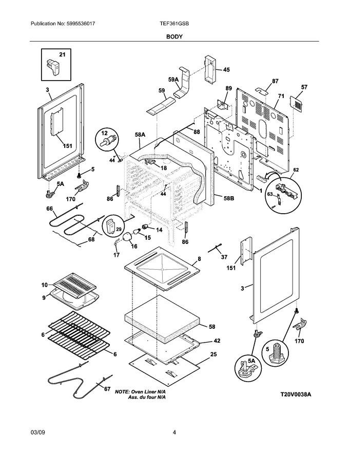 Diagram for TEF361GSB