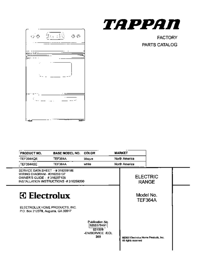 Diagram for TEF364ASE