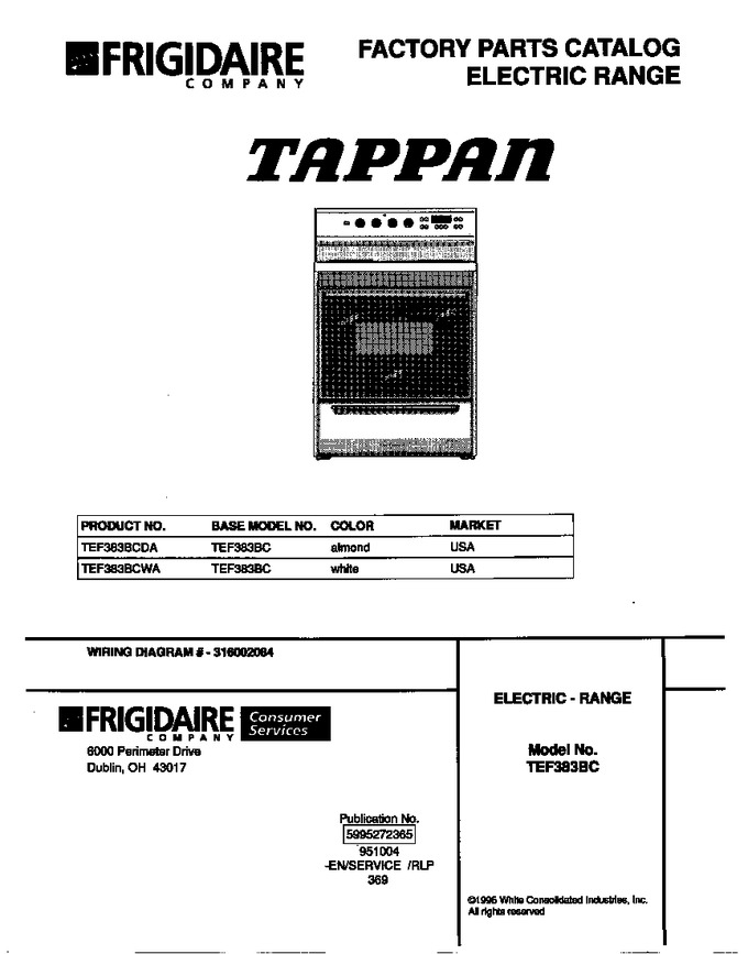 Diagram for TEF383BCWA