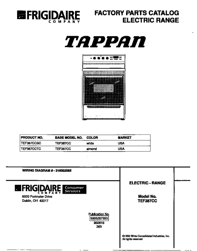 Diagram for TEF387CCTC