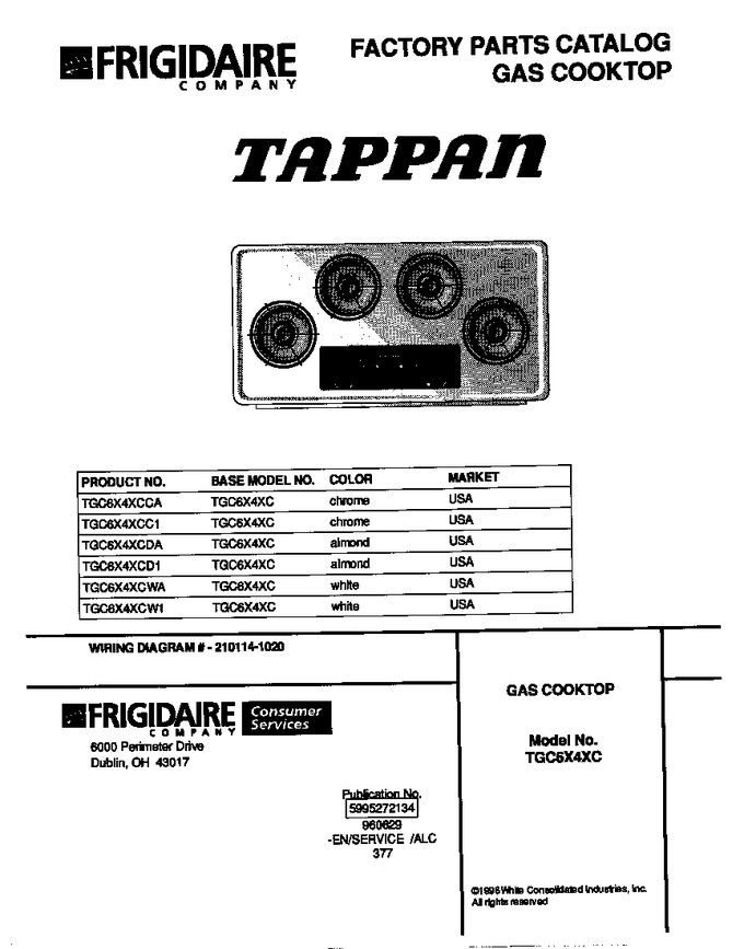 Diagram for TGC6X4XCWA