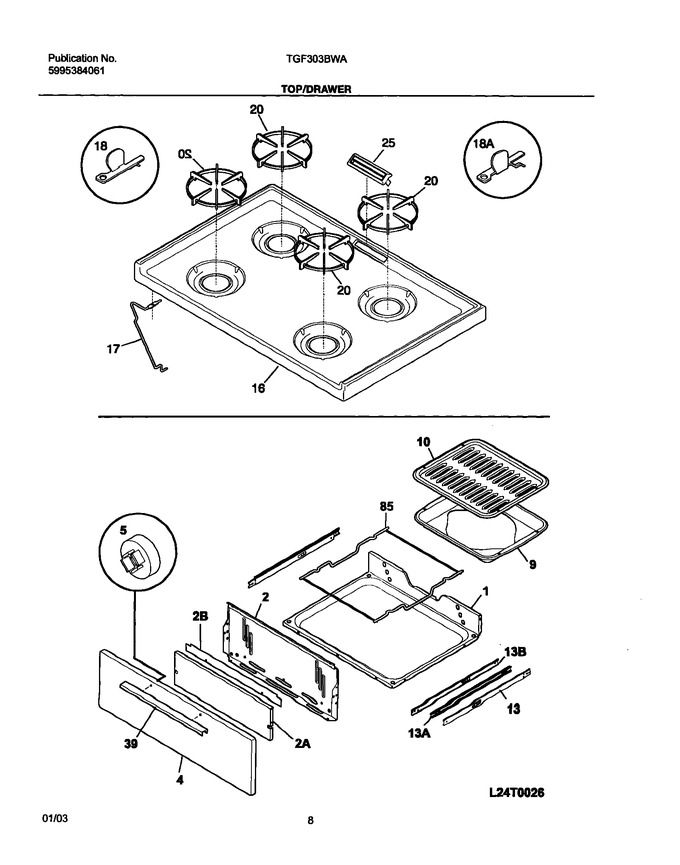 Diagram for TGF303BWA
