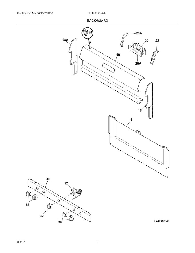 Diagram for TGF317DWF