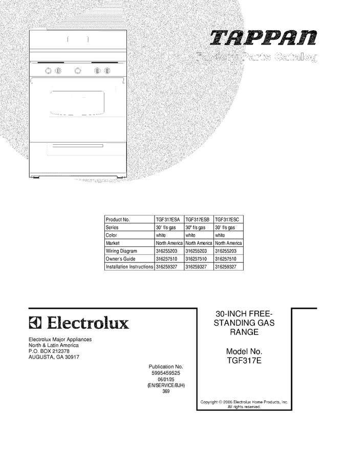 Diagram for TGF317ESB