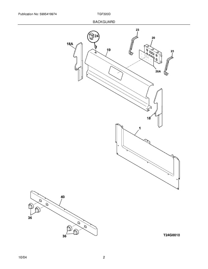 Diagram for TGF320DWA
