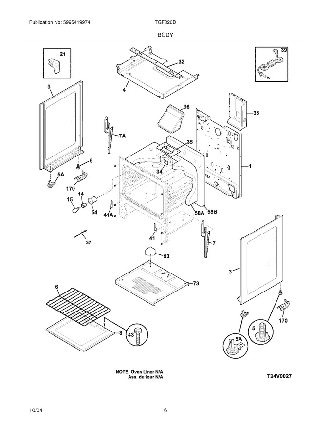 Diagram for TGF320DWA