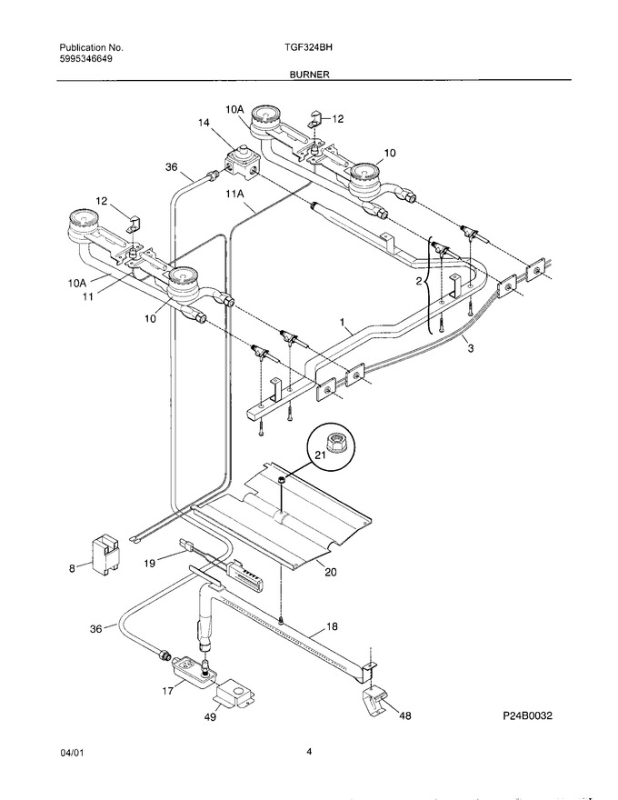Diagram for TGF324BHDD