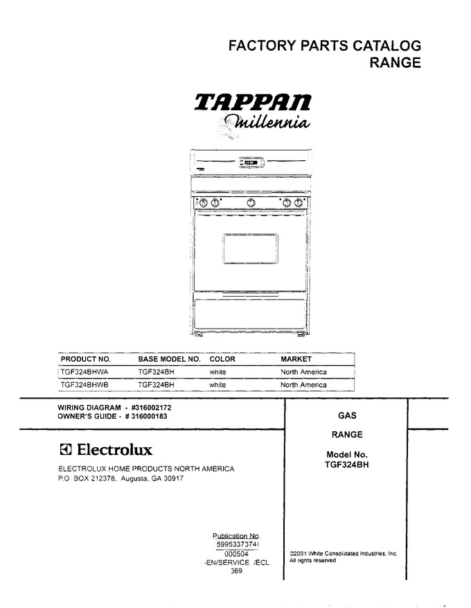 Diagram for TGF324BHWA