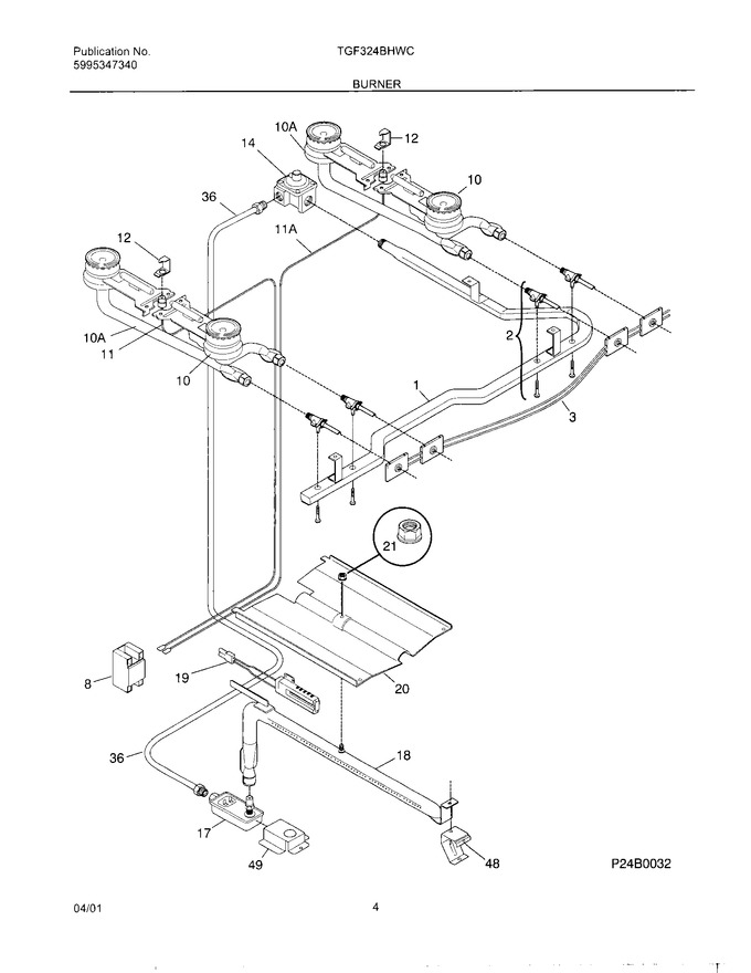 Diagram for TGF324BHWC