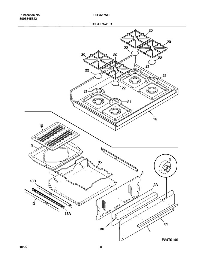 Diagram for TGF326WHTE