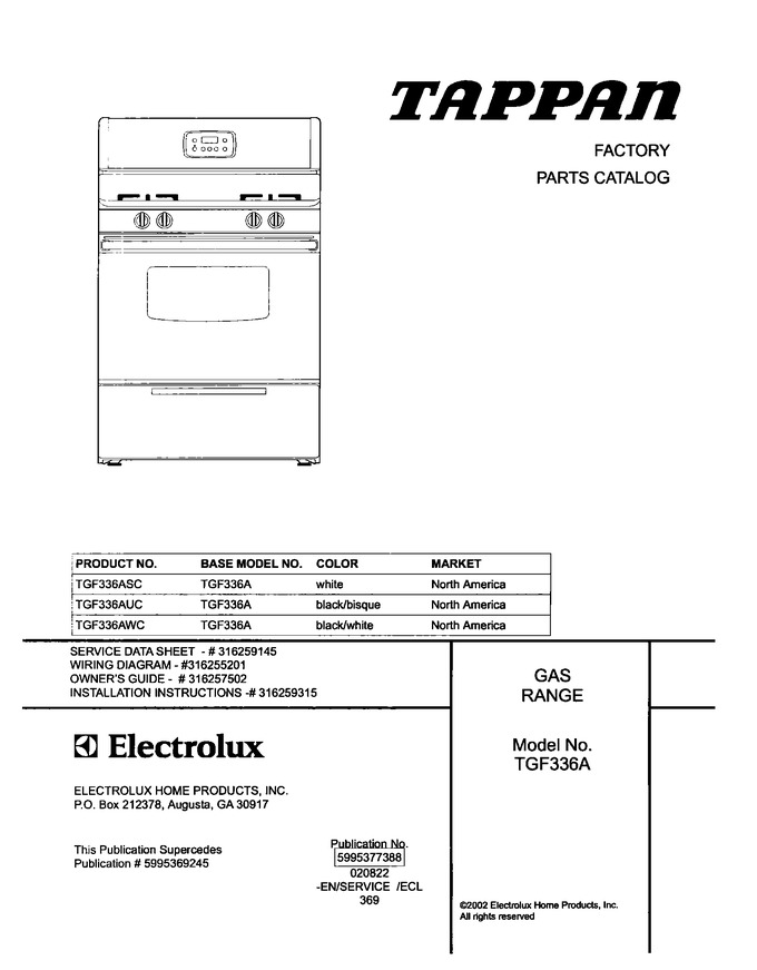 Diagram for TGF336AUC