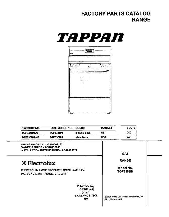 Diagram for TGF336BHDE