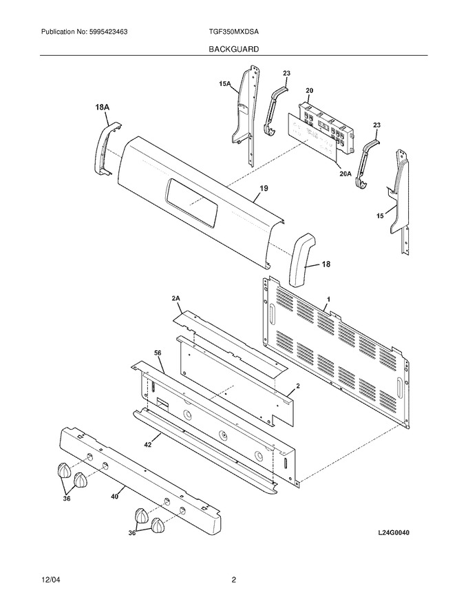 Diagram for TGF350MXDSA