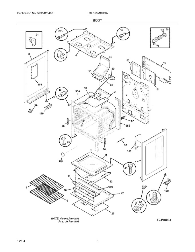 Diagram for TGF350MXDSA