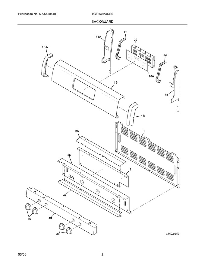 Diagram for TGF350MXDSB