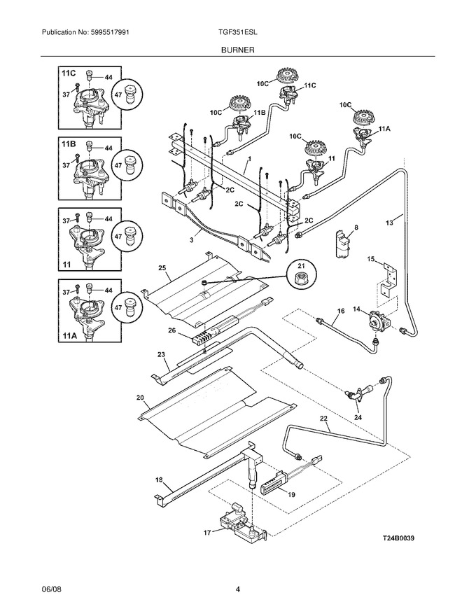 Diagram for TGF351ESL