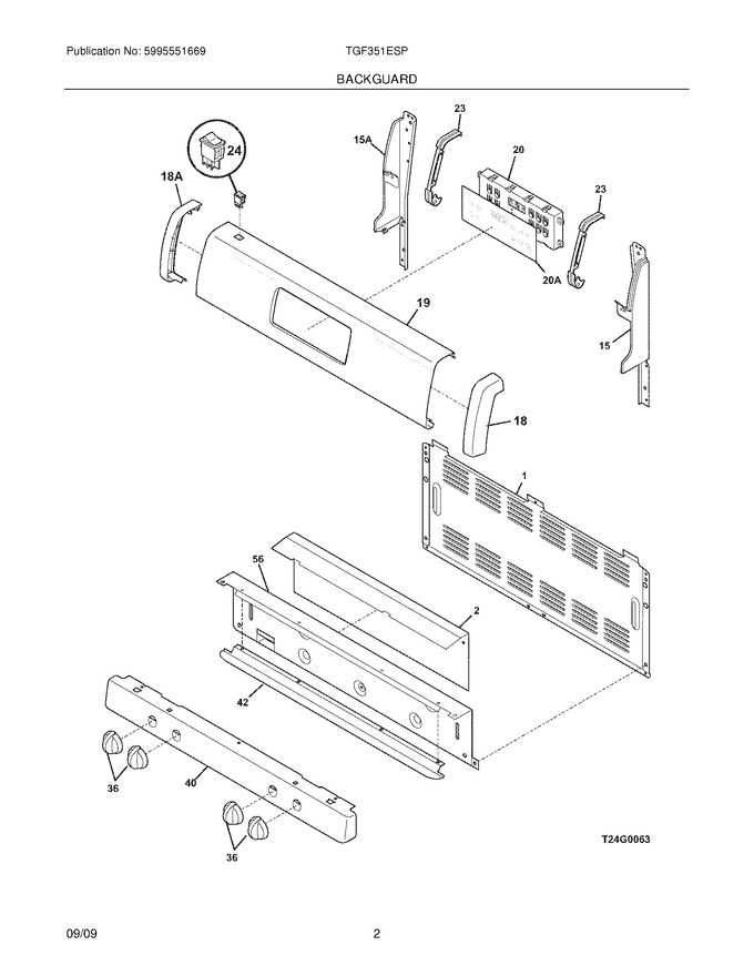 Diagram for TGF351ESP