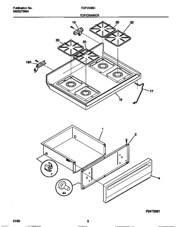 Diagram for TGF353BCWB