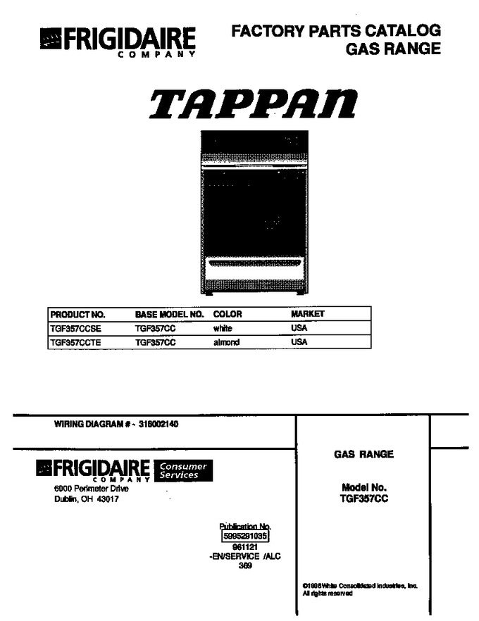 Diagram for TGF357CCTE