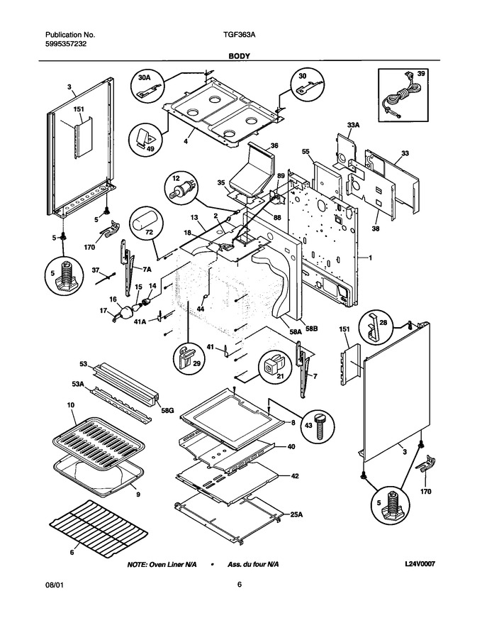 Diagram for TGF363AUA