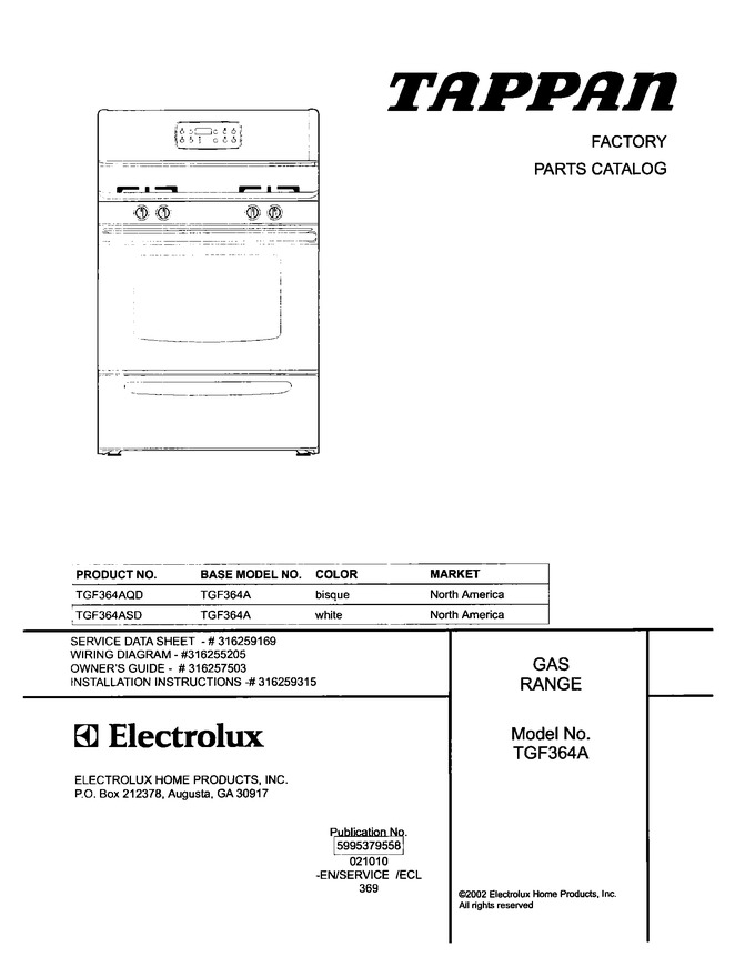 Diagram for TGF364AQD