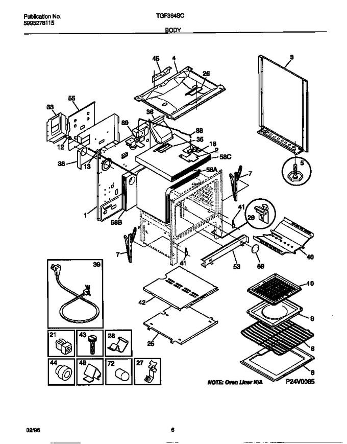 Diagram for TGF364SCWA